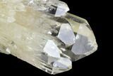 Quartz Crystal Cluster - Lwena, Congo #128407-1